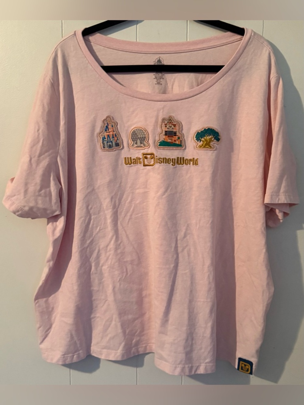 Walt Disney World 4 Parks Icon Fashion Shirt Women's 2X Epcot Magic Kingdom